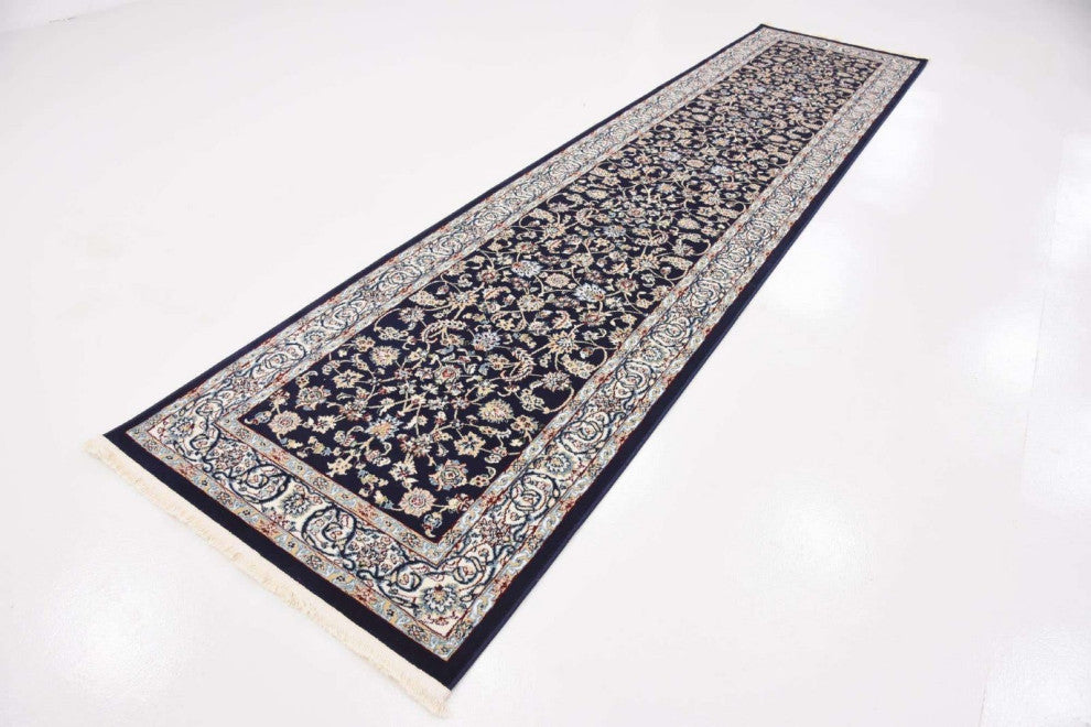 Traditional Kelayeh Round 5' Round Waves Area Rug