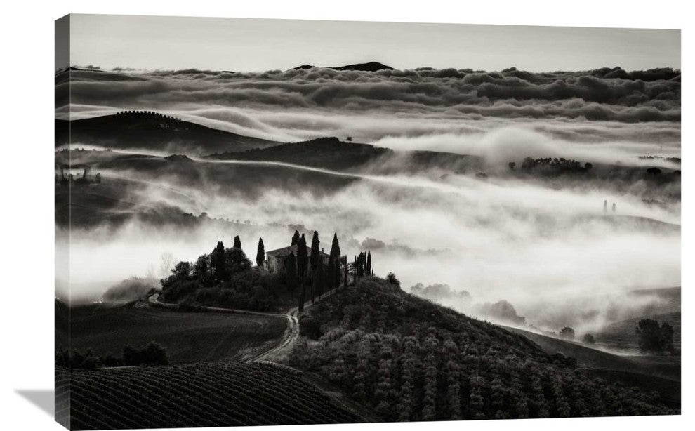 "Tuscany" Stretched Canvas Giclee by Nina Pauli, 36x24"