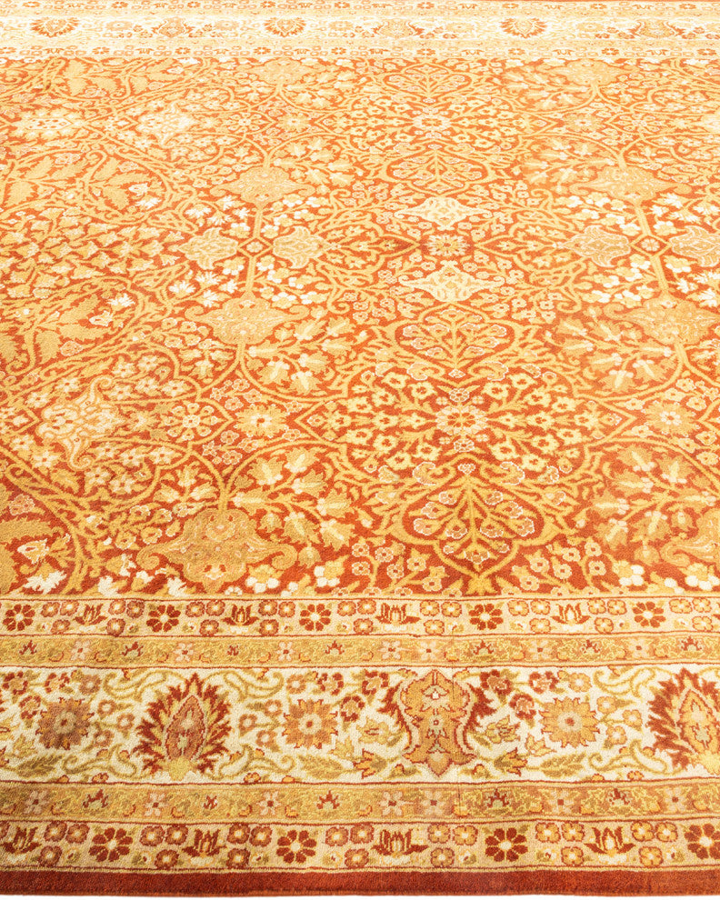 Mogul, One-of-a-Kind Hand-Knotted Runner Orange, 6'1"x14'1"