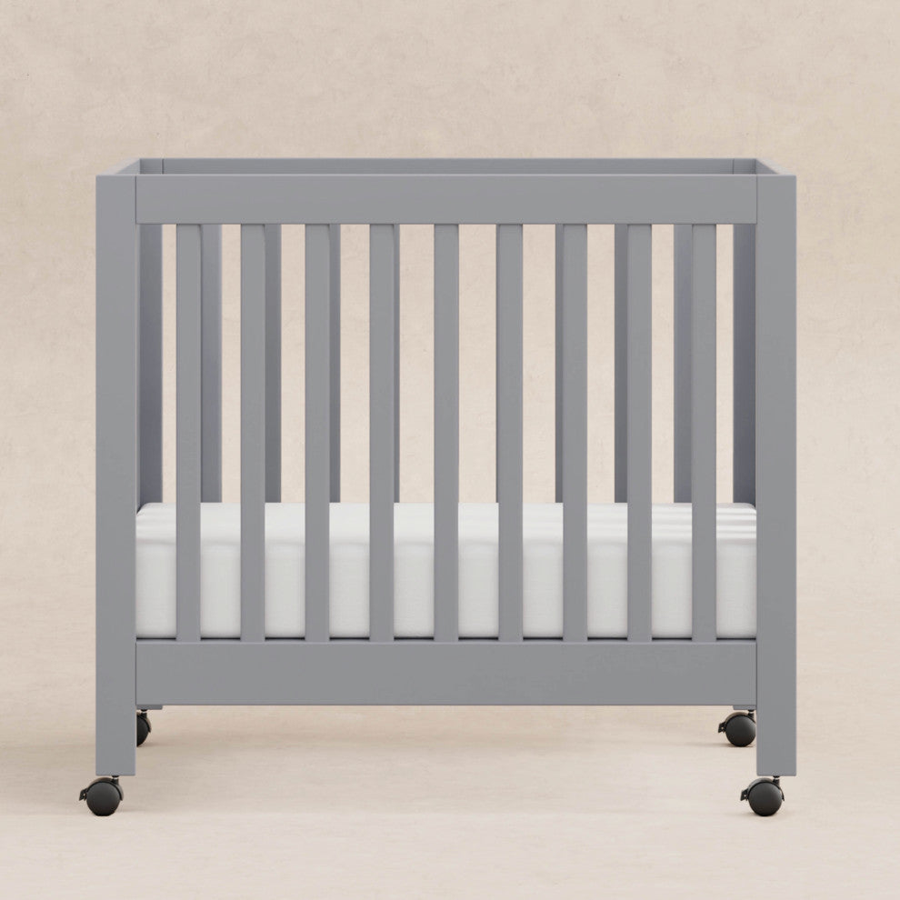 Origami Mini Crib, Gray
