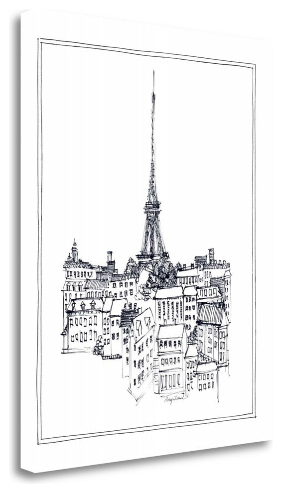 "Eiffel Tower" By Avery Tillmon, Giclee Print on Gallery Wrap Canvas