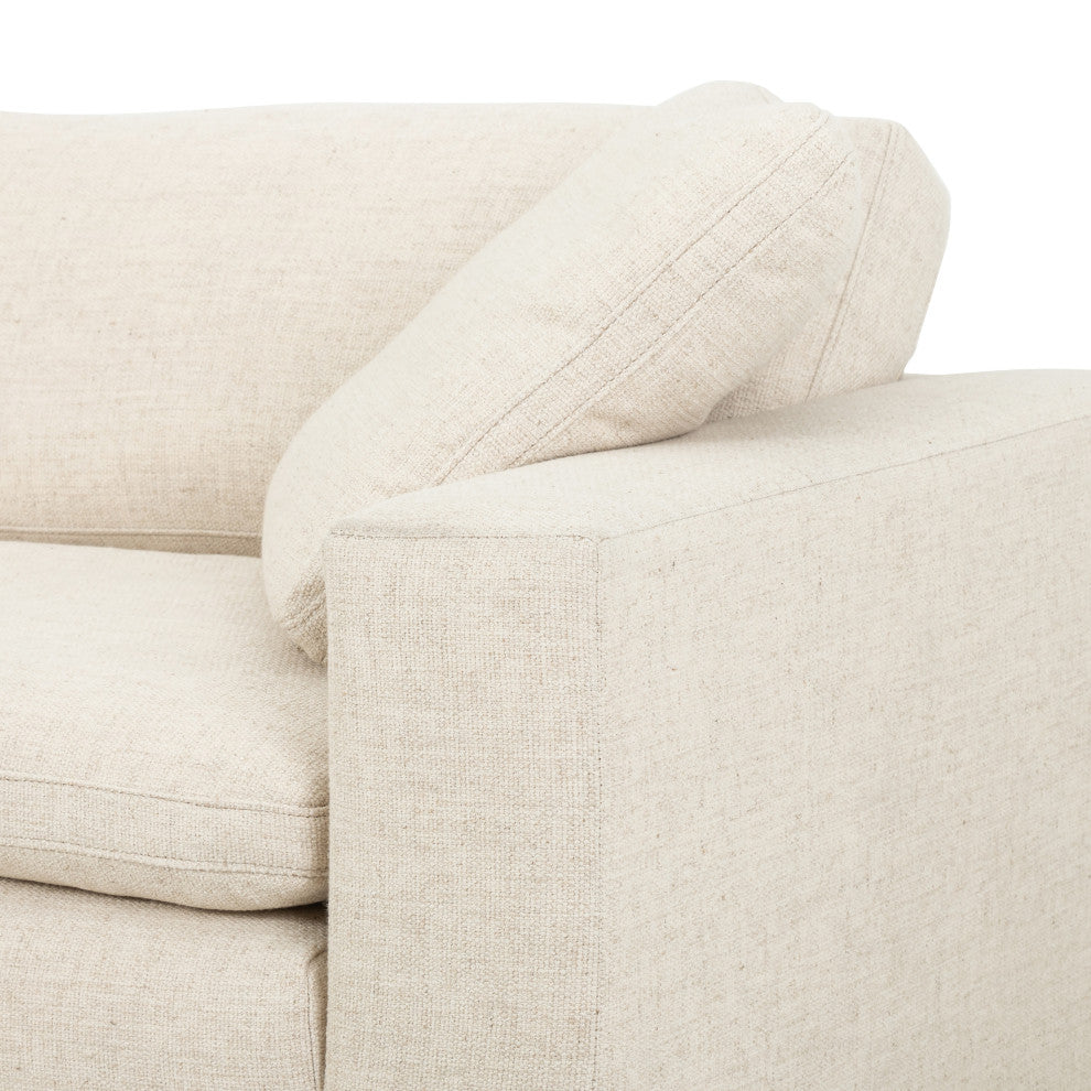 Plume Sofa, 96", Thames Cream