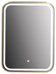 Vanity Art LED Lighted Wall Mounted Vanity Mirror, Gold, 24"x31.5"