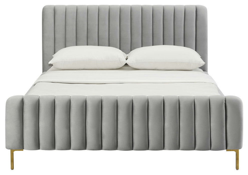 TOV Furniture Angela Grey Bed in Full