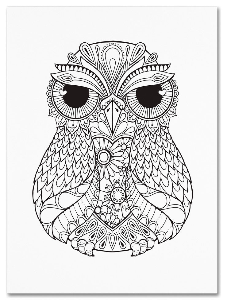Hello Angel ''Owl 4'' Canvas Art, 32x24