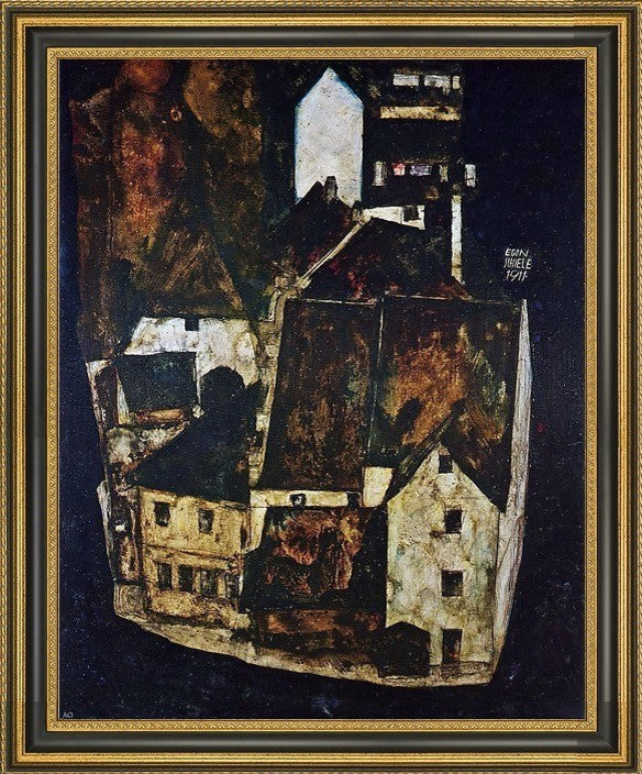 Egon Schiele Dead City III (City on Blue River III)