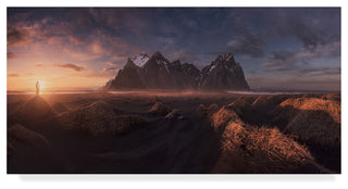 Carlos F Turienzo 'Sea Of Dunes' Canvas Art, 24"x12"