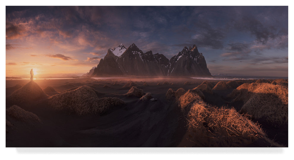 Carlos F Turienzo 'Sea Of Dunes' Canvas Art, 24"x12"