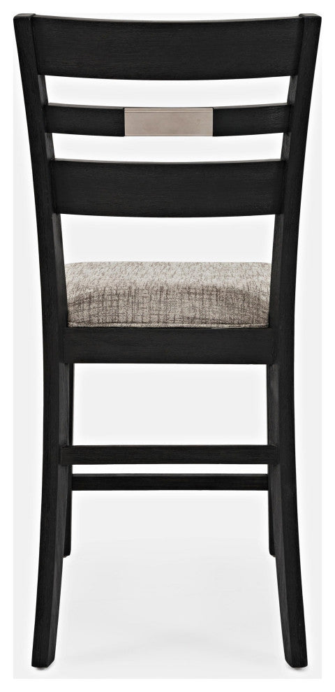 Altamonte Contemporary Ladderback Upholstered Counter Stool (Set of 2)