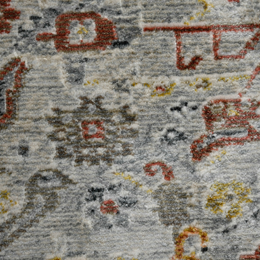 Fairmont Cohaug Area Rug, Red, 3'3" x 4'11", Bordered