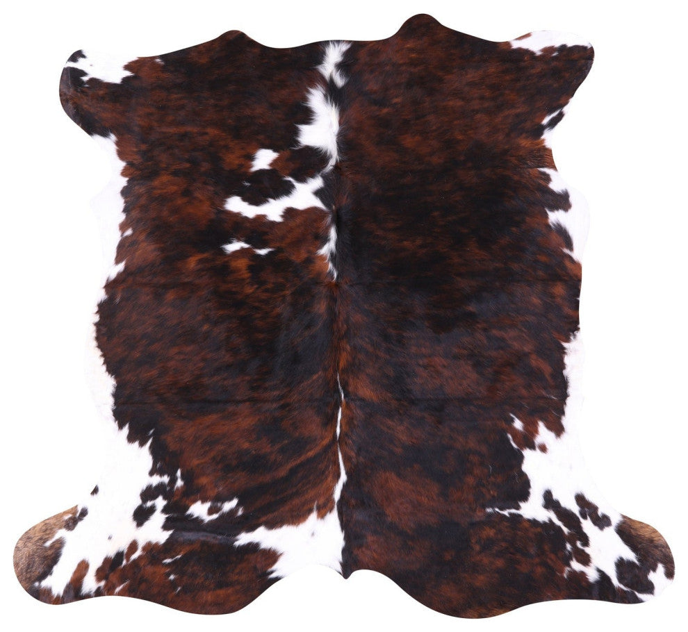 6' 4" X 6' 11" Natural Cowhide Rug C1881