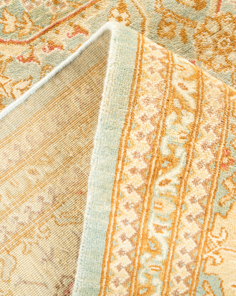 Mogul, One-of-a-Kind Hand-Knotted Area Rug Light Blue, 6'1"x9'1"