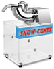 Costway Electric Snow Cone Machine Ice Shaver Maker Shaving Crusher Dual Blades