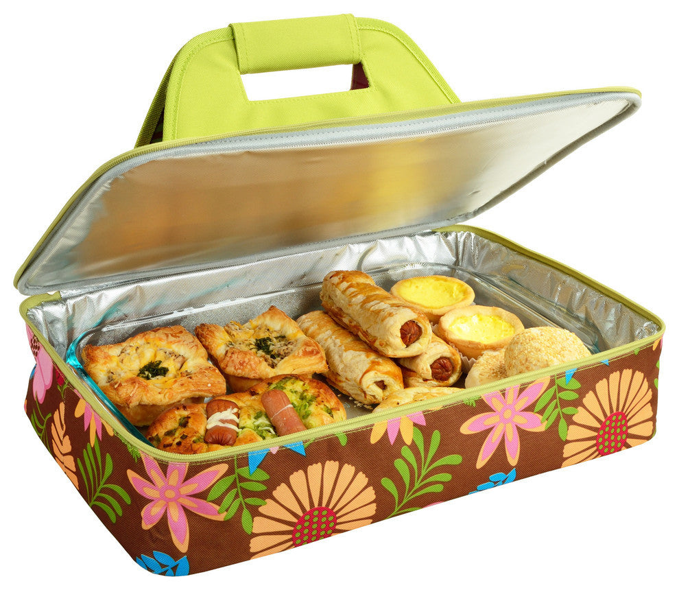 Insulated Casserole Carrier, Floral