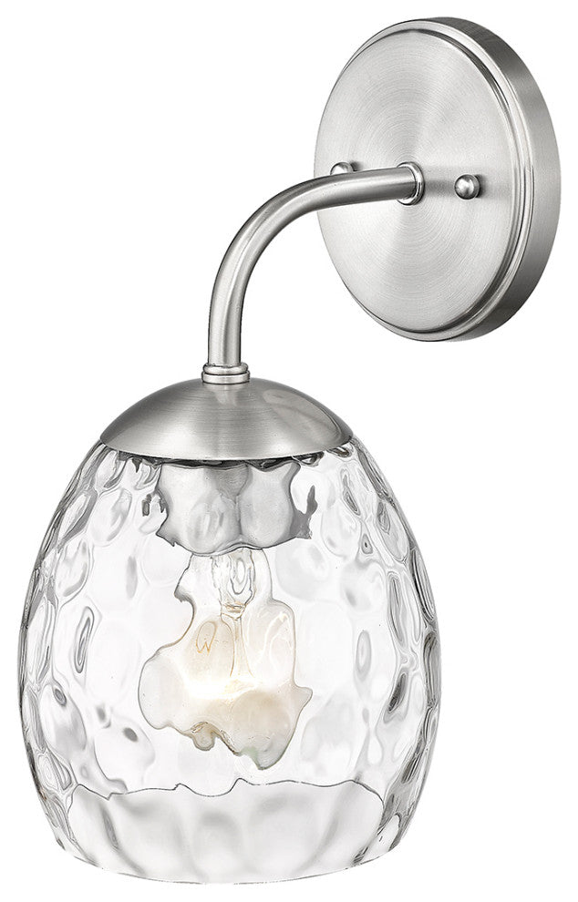 1 Light 6.25" Brushed Nickel Sconce