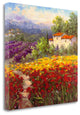 "Fleur Du Pays II" By Hulsey, Giclee Print on Gallery Wrap Canvas, Ready to Hang
