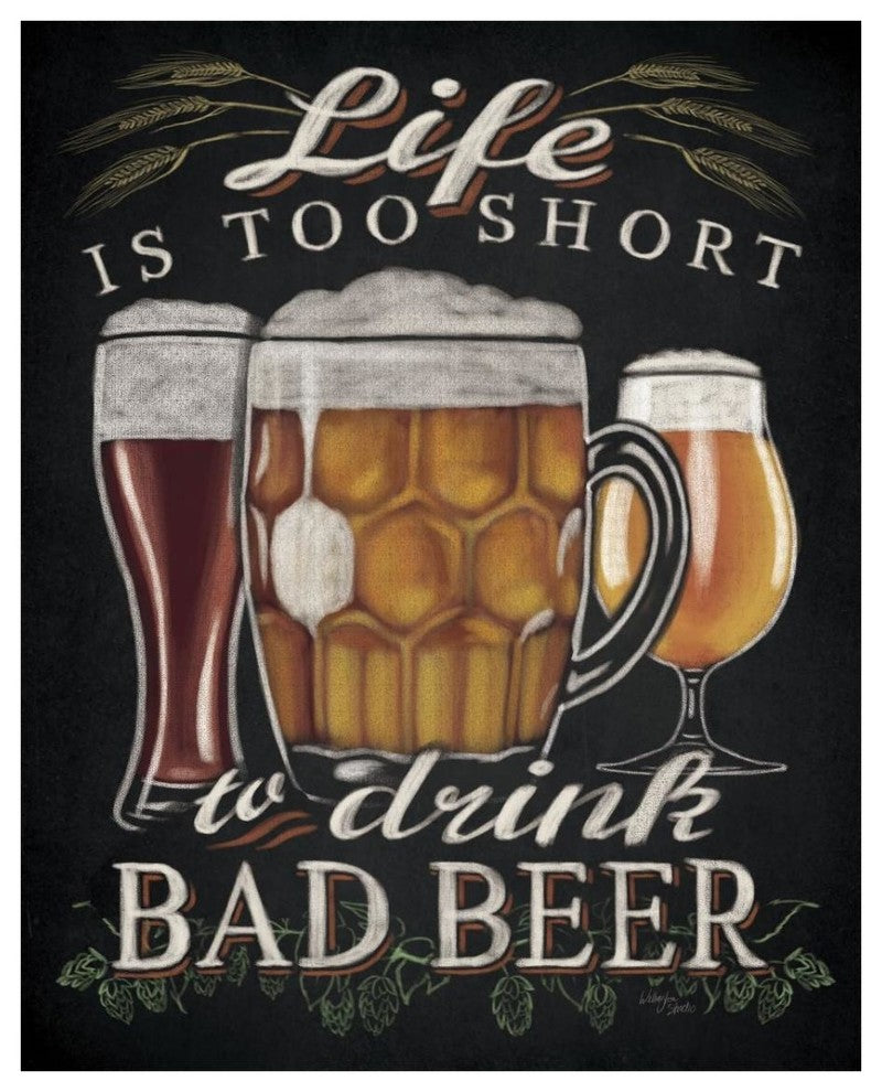 "Beer O Clock II" Digital Paper Print by Wellington Studio, 24"x30"