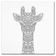 Filippo Cardu 'Spirit Animals 9' Canvas Art, 14x14