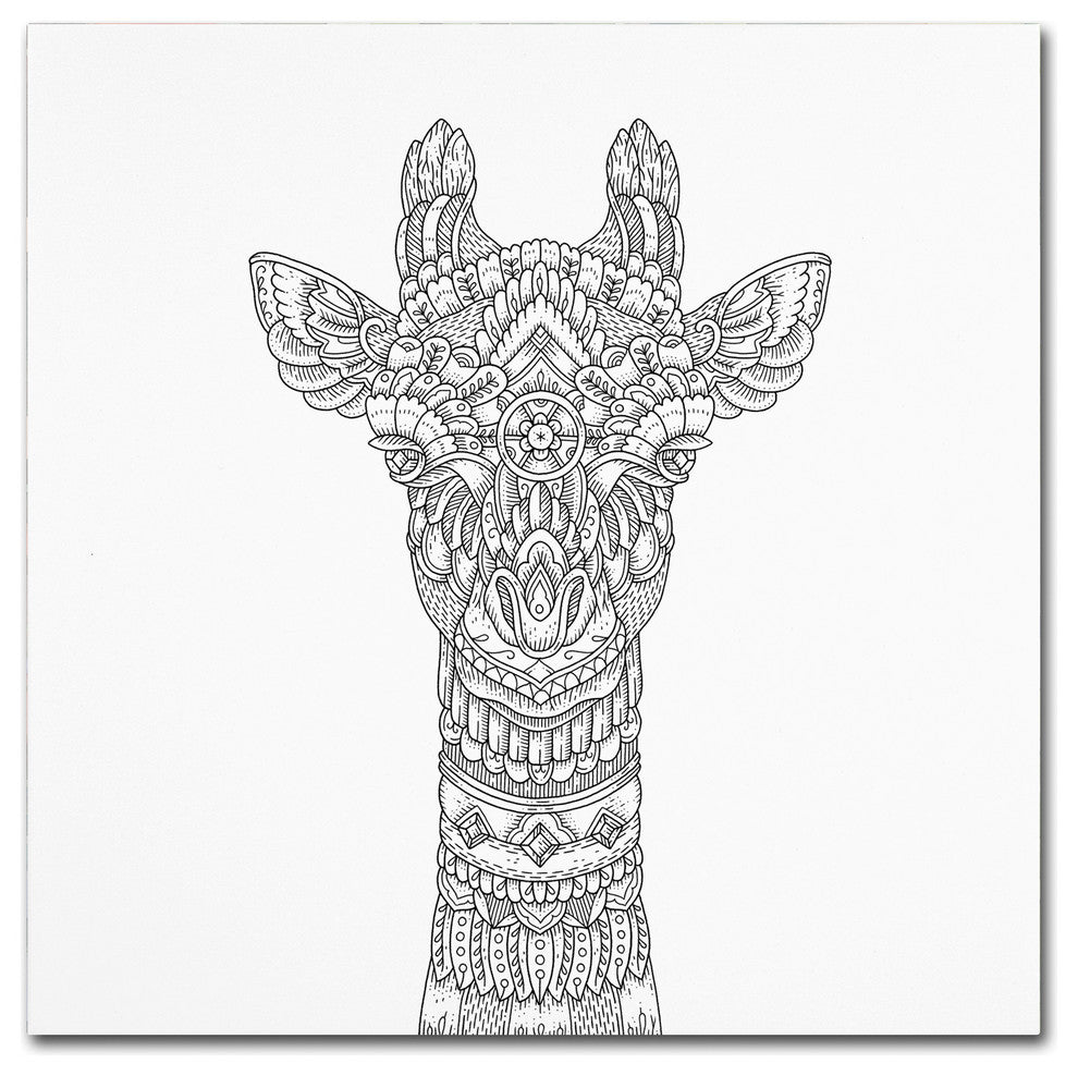 Filippo Cardu 'Spirit Animals 9' Canvas Art, 14x14