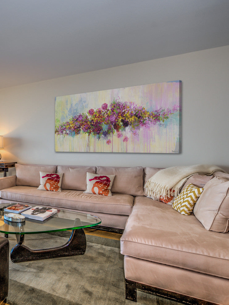 Marmont Hill, "Butterfly Dream" by Julie Joy Painting on Wrapped Canvas, 60x30