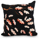 26" Wild Oak Branch Black Floral Print Decorative Throw Pillow