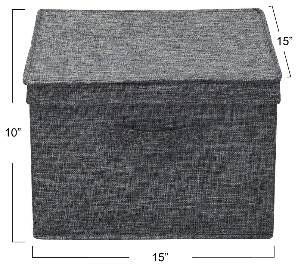 Square KD Storage Box With Lid
