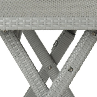 Safavieh Samana Square Indoor-Outdoor Folding Table, Grey