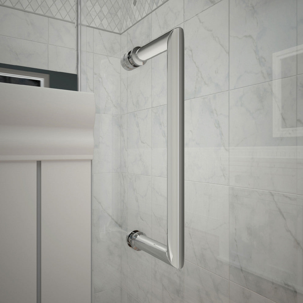 Unidoor Plus 48"x36.38" Shower Enclosure, Chrome
