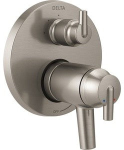 Delta Trinsic TempAssure Valve Trim, 3-Setting Integrated Diverter, Stainless
