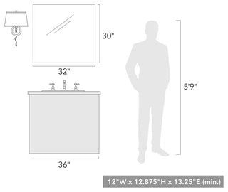 Eleanor 1 Light Articulating Wall Sconce With Woven Sweet Grass Shade