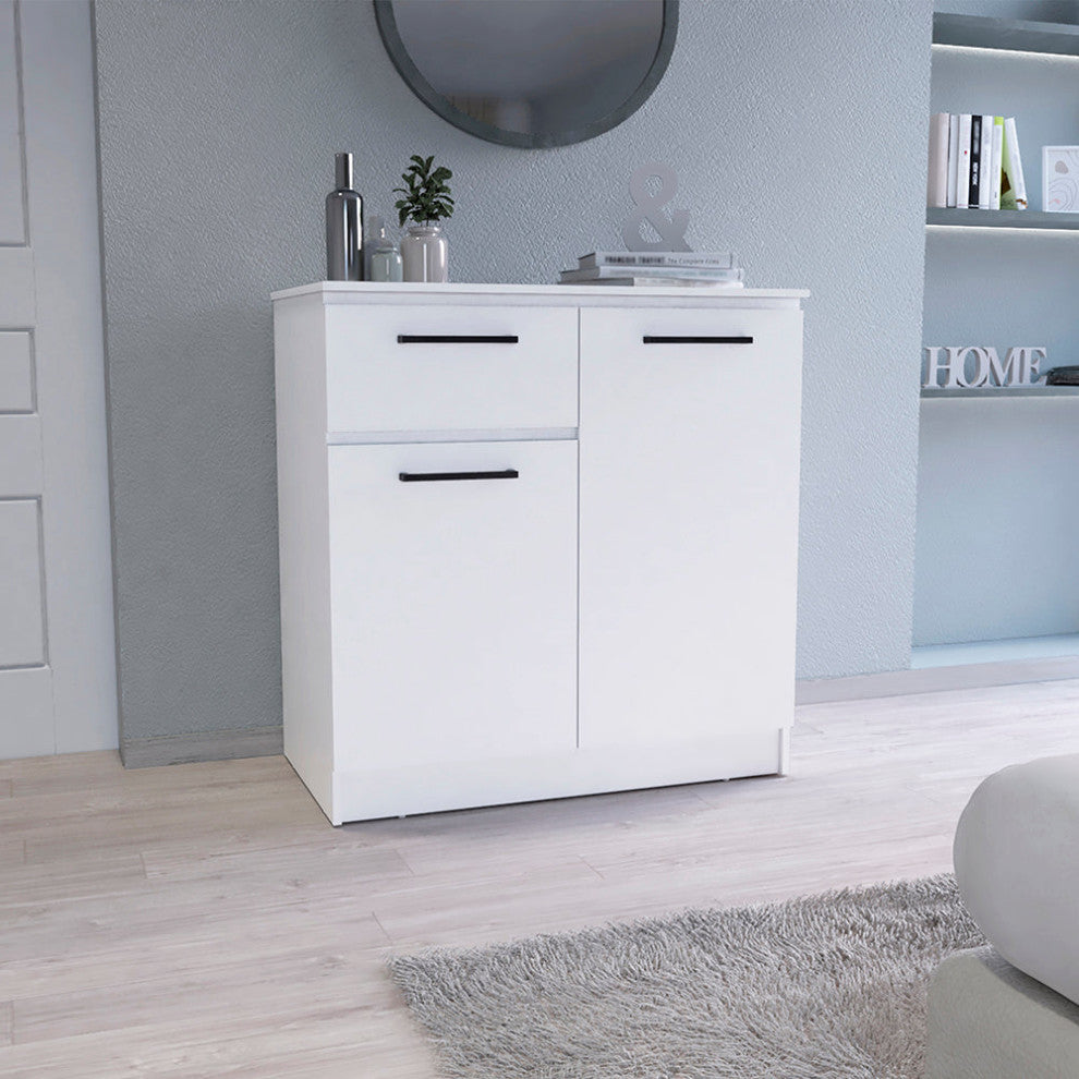 DEPOT E-SHOP Orleans Dresser with 2-Door Cabinets and Drawer