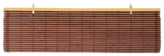 Bamboo Cordless Window Shade, Mahogany, 36" W