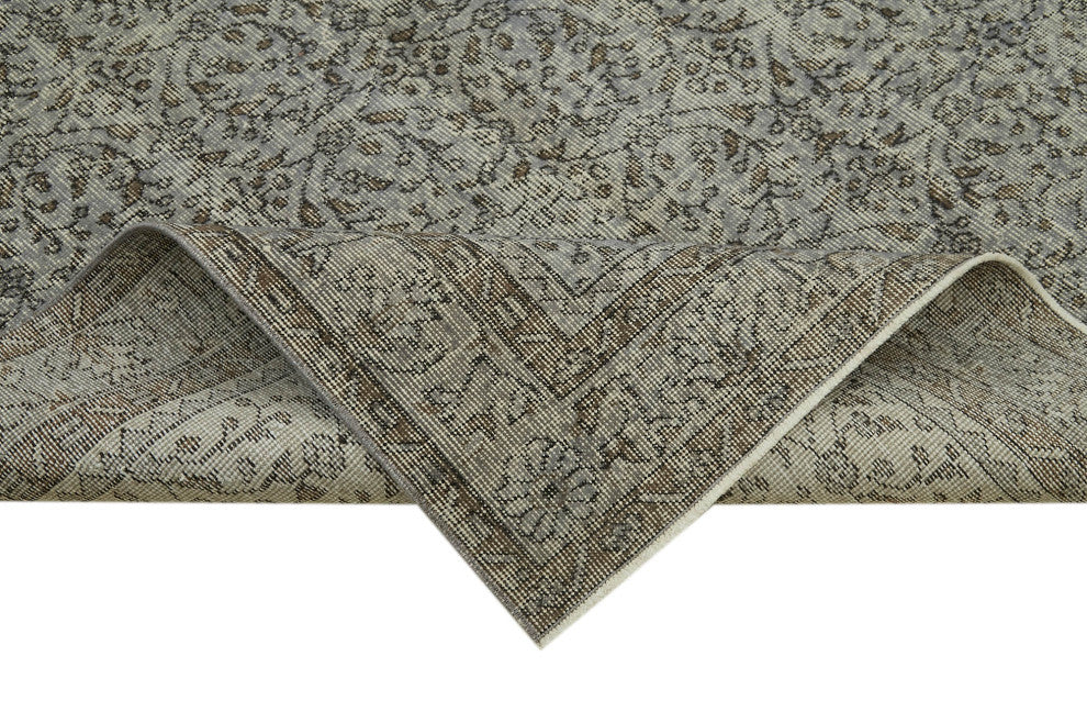 Rug N Carpet - Hand-knotted Oriental 4' 11'' x 8' 11'' Vintage Overdyed Rug