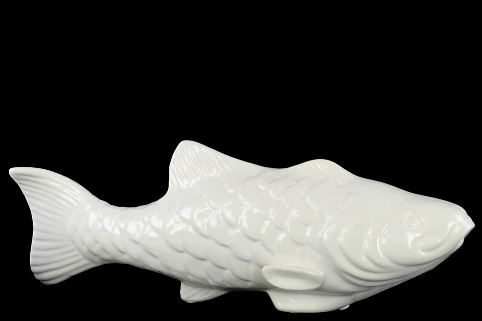 Ceramic Figurine, Gloss White