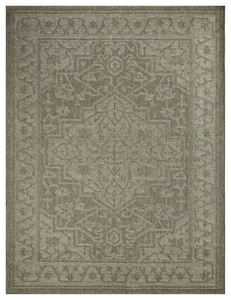 Nourison Tulum 9' x 12' Olive Outdoor Rug