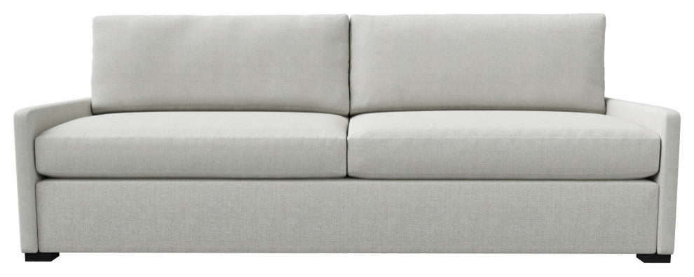 Nativa Interiors Kimpton 91" Sofa, Grey, Depth: Classic
