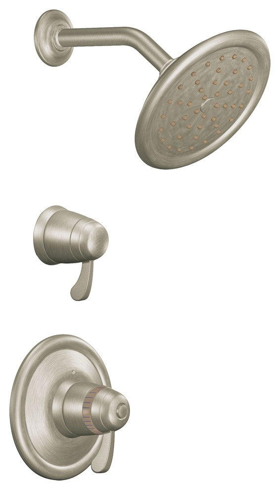 Moen ExactTemp Two-Handle Thermostatic Shower Faucet with 7" Rainshower