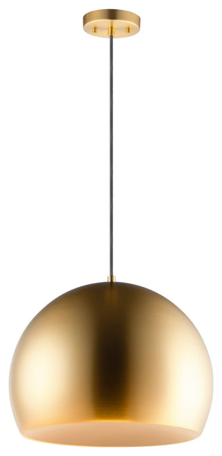 ET2 E24926 Palla 20"W LED Pendant - Dark Grey / Coffee