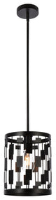 Louie 1-Light Pendant, Black