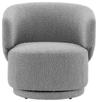 Celestia Boucle Fabric Swivel Chair