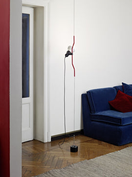 Flos Parentesi Dimmer Pendant Light, Red