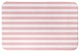 Pink and White Stripes 34x21 Bath Mat