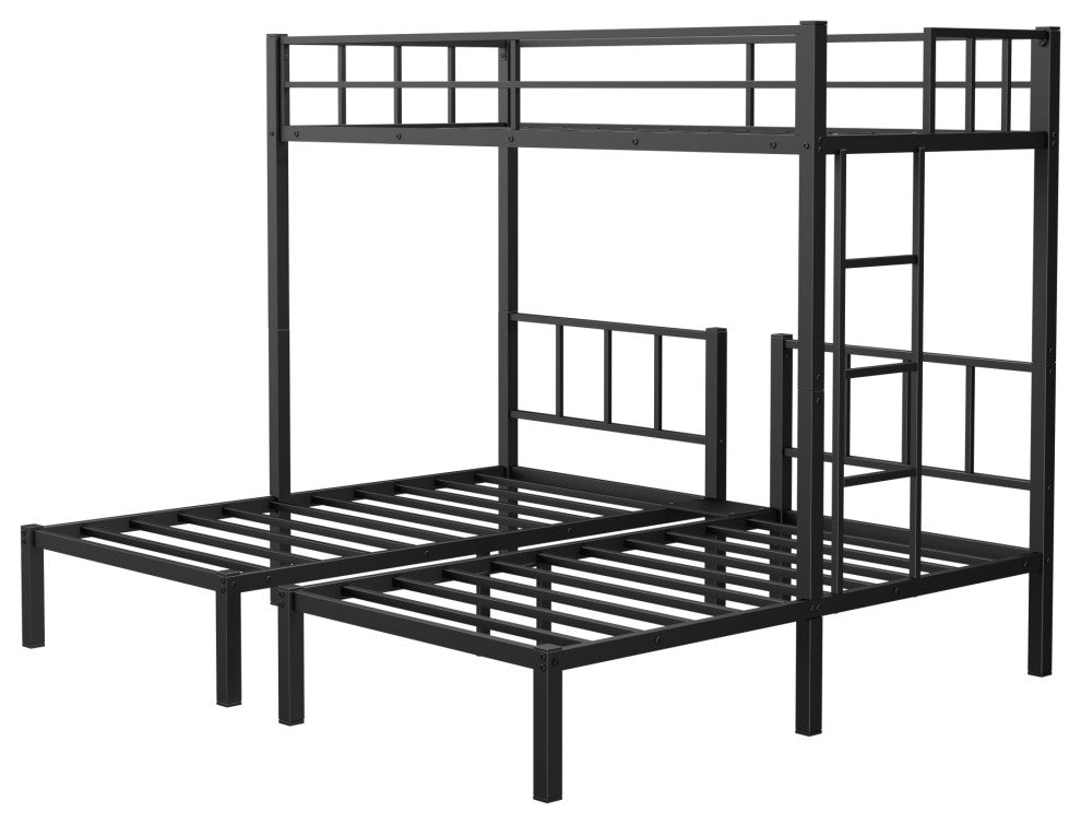 Gewnee Twin over Twin & Twin Bunk Beds for 3