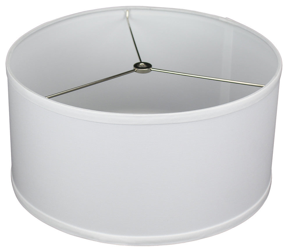 Fenchel Shades, 14"x14"x7" Spider Attachment Drum Lamp Shade, Linen