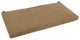 45"X19" Solid Microsuede Bench Cushion, Java