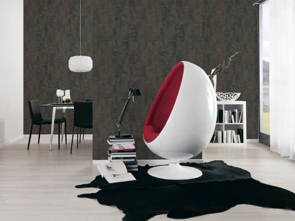 Plain Textured Wallpaper Painted Wall, 335944, White Beige Cream, Sample