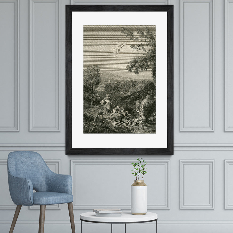 "The Spring Head" Matted and Framed, 52" X 36"