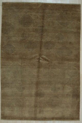 Brown Transitional All Over Ningxia Area Rug
