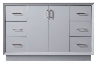 54" SIngle Bathroom Vanity, Grey