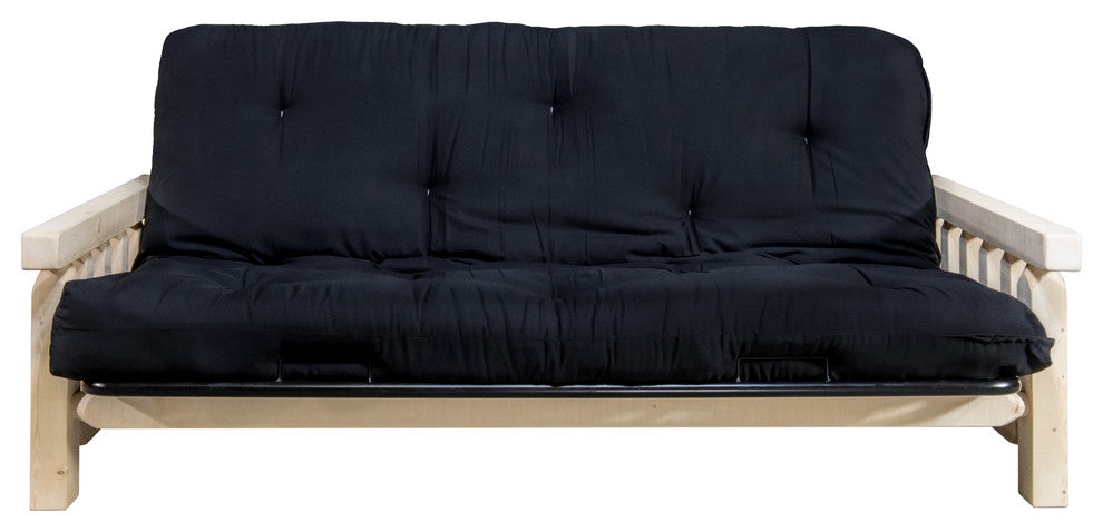 Homestead Collection Futon Frame With Mattress, Ready to Finish